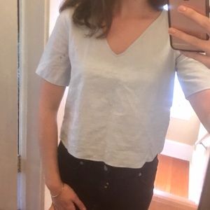 Aritzia Babaton Linen Shirt